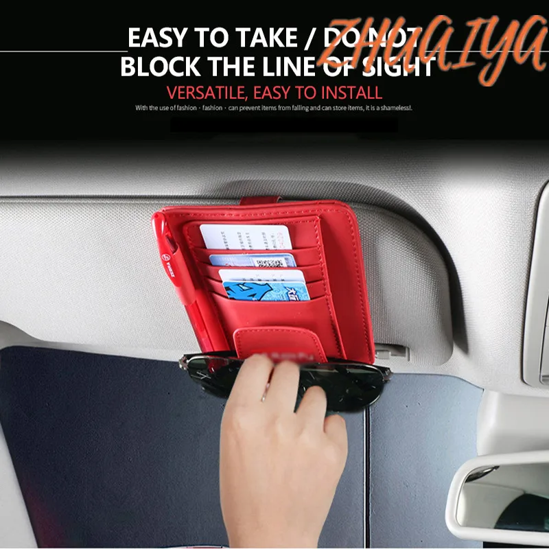 1 шт. автомобильные солнцезащитные очки с зажимом|Чехол для очков| |