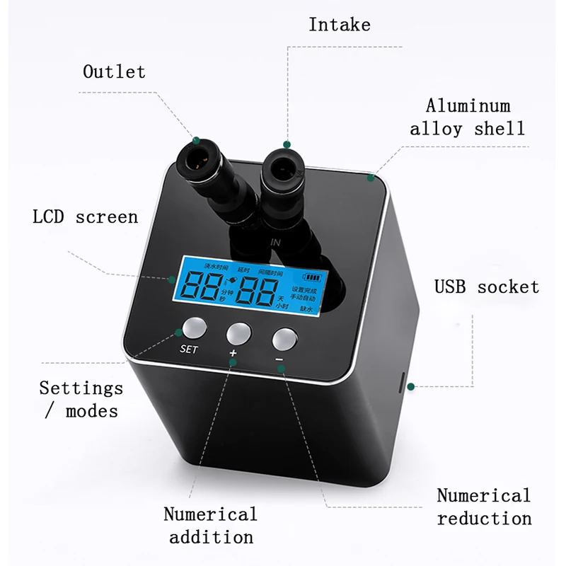 2020 автоматический полив сада Системы водяной насос капельного таймер спринклера
