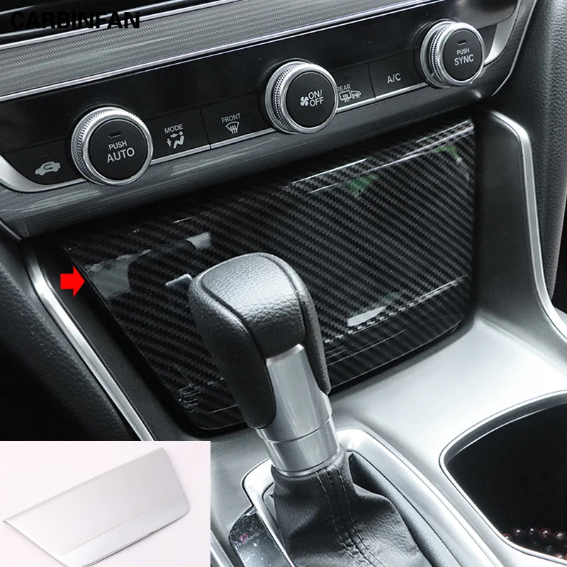 Консоль для прикуривателя сигар из АБС-пластика углеродного волокна Honda Accord 10th 2018