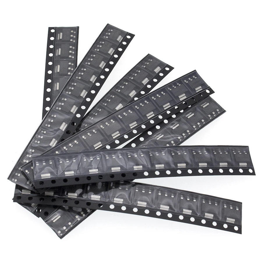 70 Uds kit Регулируемый tension de AMS1117 1 2 В/1 5 8 В/2 В/3 3 В/5 0 В/ADJ lm1117 1.2 AM|Интегральные схемы| |