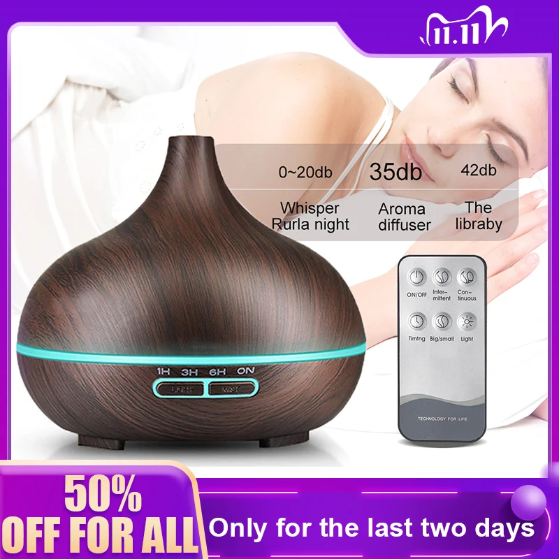 500 мл домашний классный увлажнитель воздуха светильник Pruifier туман 7 цветов