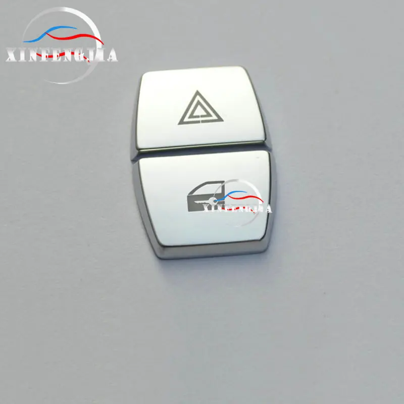 Хромированная накладка на кнопку безопасности для BMW 5 6 7 Series F10 F11 F07 X3 F25 2x|Лепнина