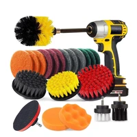 drill brush attachment set power scrubber brush car polisher bathroom cleaning kit with extender kitchen cleaning tools