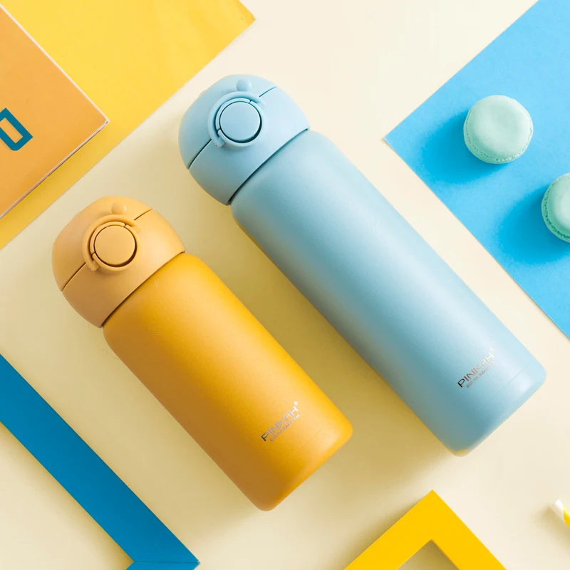 PinkahТермос 316 из нержавеющей стали бутылка для школьного напитка герметичная