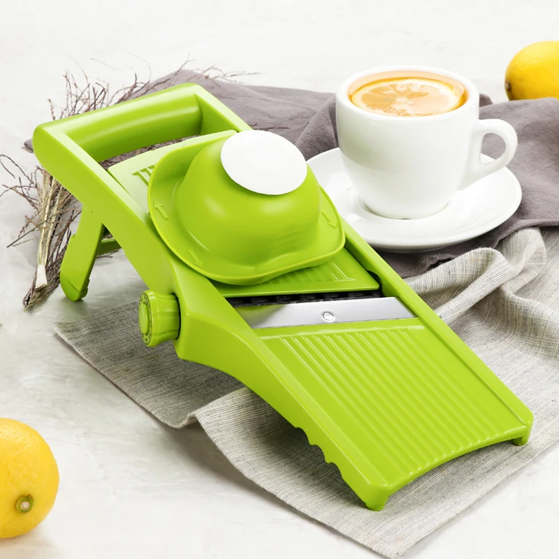 Многофункциональная Регулируемая овощерезка 5 в 1 ручная для картофеля терка