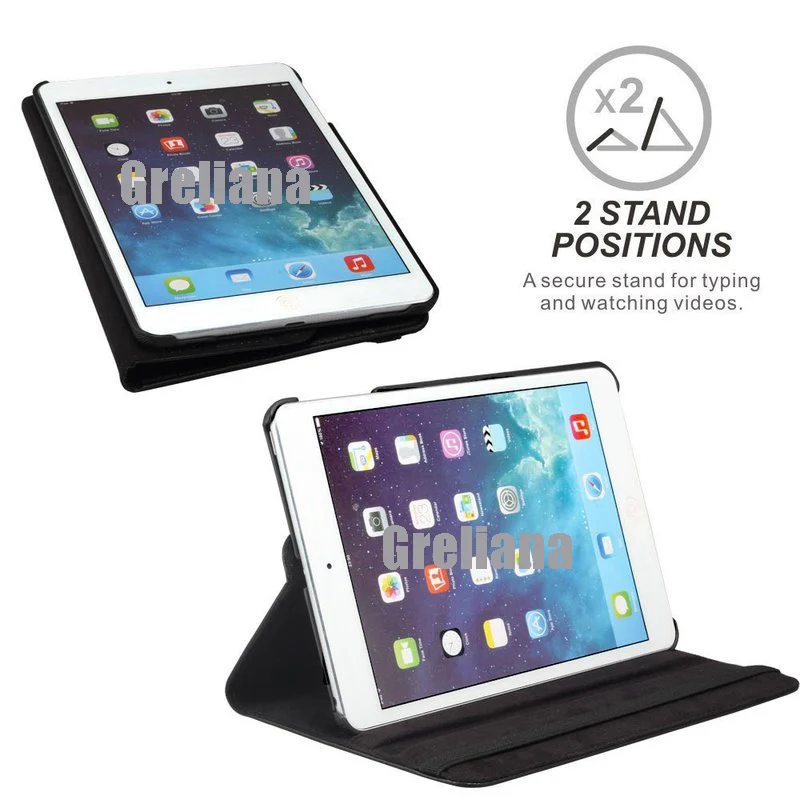 Чехол для iPad 2 модели чехлов A1395 A1396 A1397 вращение на 360 градусов из искусственной