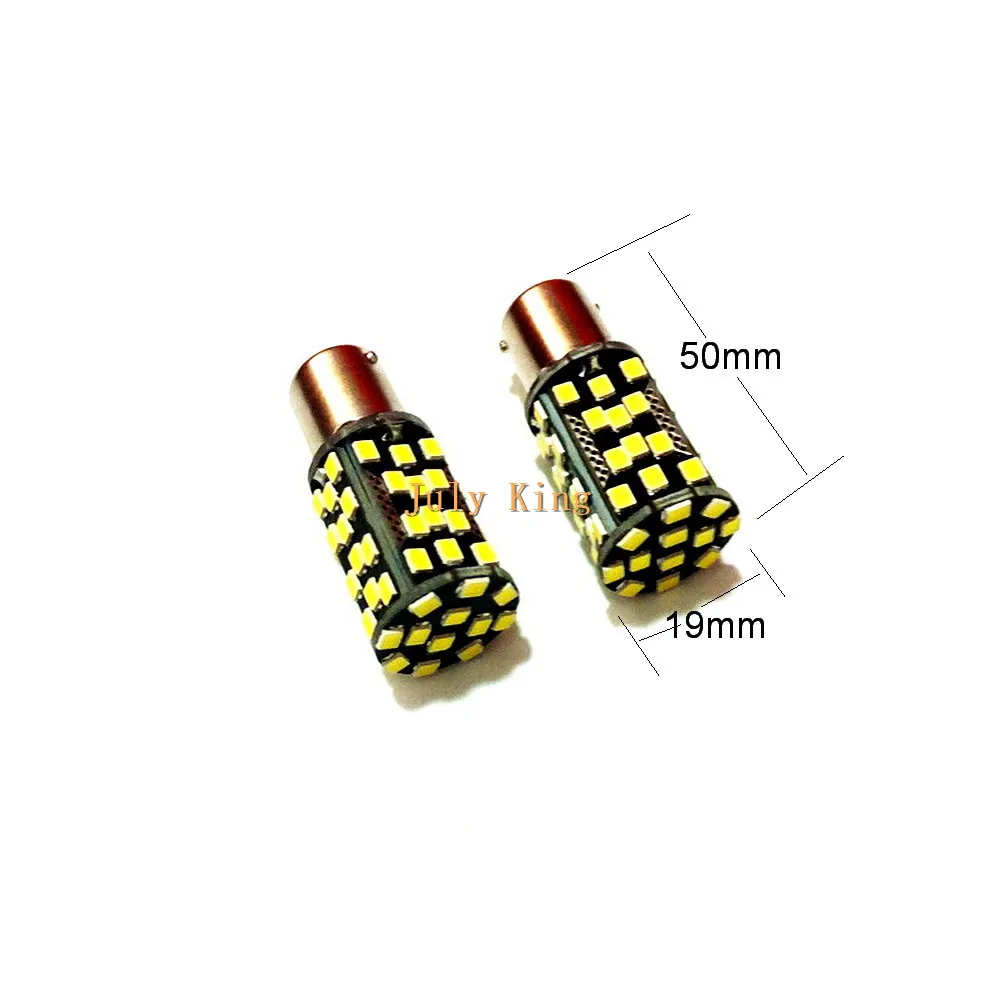 

July King 1Pair 60LEDs 6000K 1156 LED Clearance Lights DRL Case for VW Sagitar Jetta 6th Scirocco Deluxe Edition 2011-2014 etc