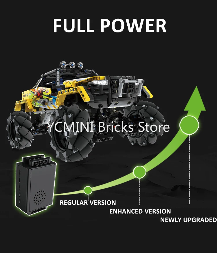 Конструктор Модель 1030 шт. RC городской трюк дрейф внедорожный электрический пульт