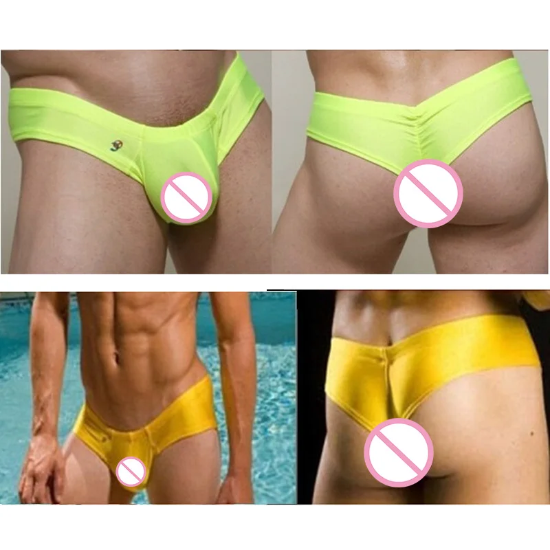

Sexy Men Underwear Briefs U Convex Big Pouch Design Wonderjock Men Cotton Briefs For Man Bikini Hot Sale