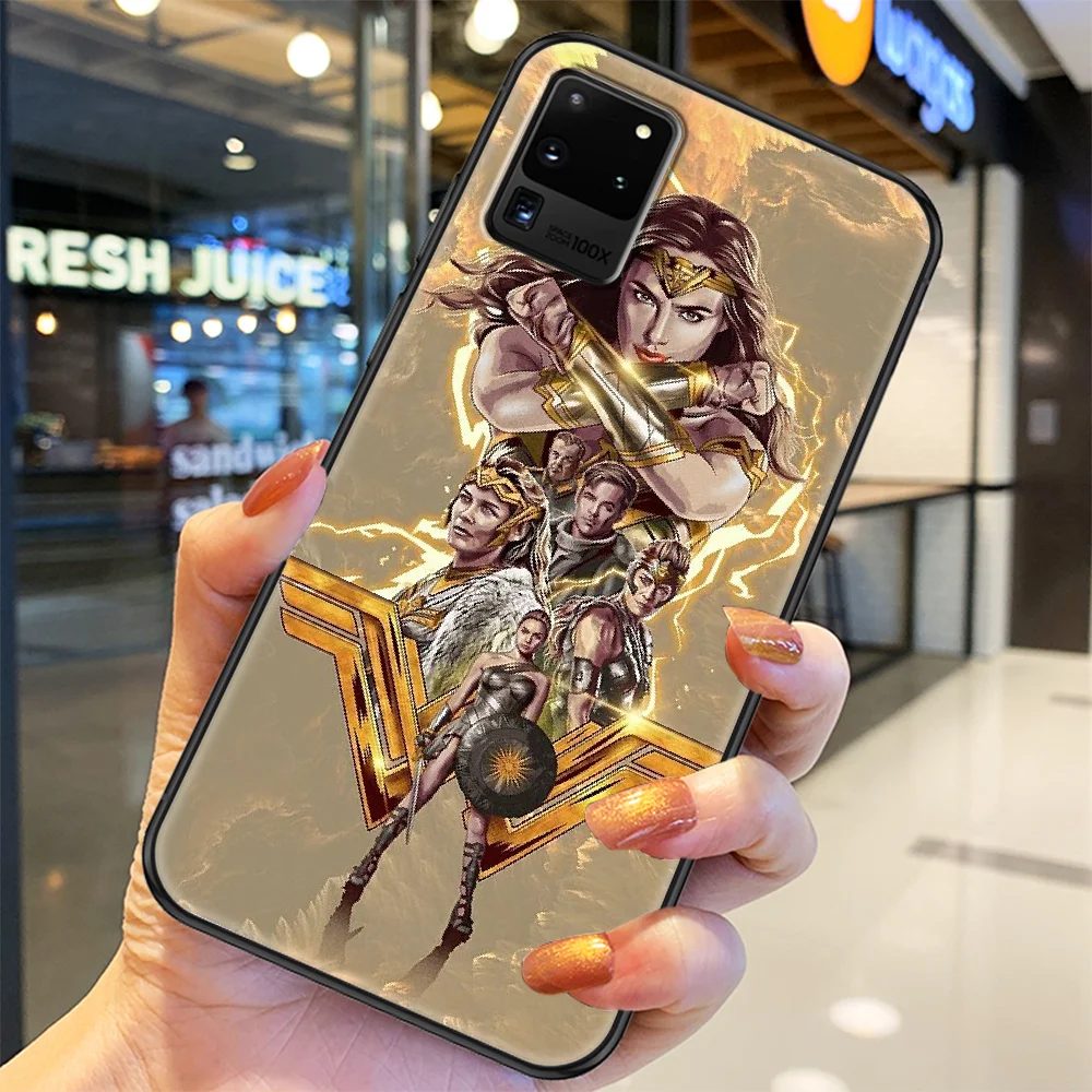 

Wonders movie Woman Phone case For Samsung Galaxy Note 4 8 9 10 20 S8 S9 S10 S10E S20 Plus UITRA Ultra black fashion waterproof