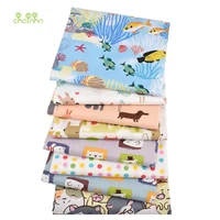 chainhoprinted twill cotton fabrica happy life seriespatchwork cloth for diy quilting sewing babychilds bedclothes material