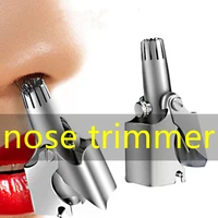 china nose trimmer for men nose ear hair trimmer stainless steel manual trimmer for nose razor shaver washable