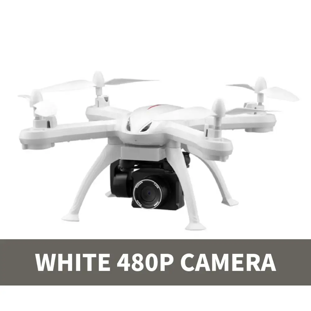 White 480P Радиоуправляемый Дрон 1080p Квадрокоптер HD камера 2,4 ГГц Wifi Дроны с камерой вид от первого лица аэрофотосъемка Дрон долгий срок службы батареи RC самолет - Цвет: White 480P