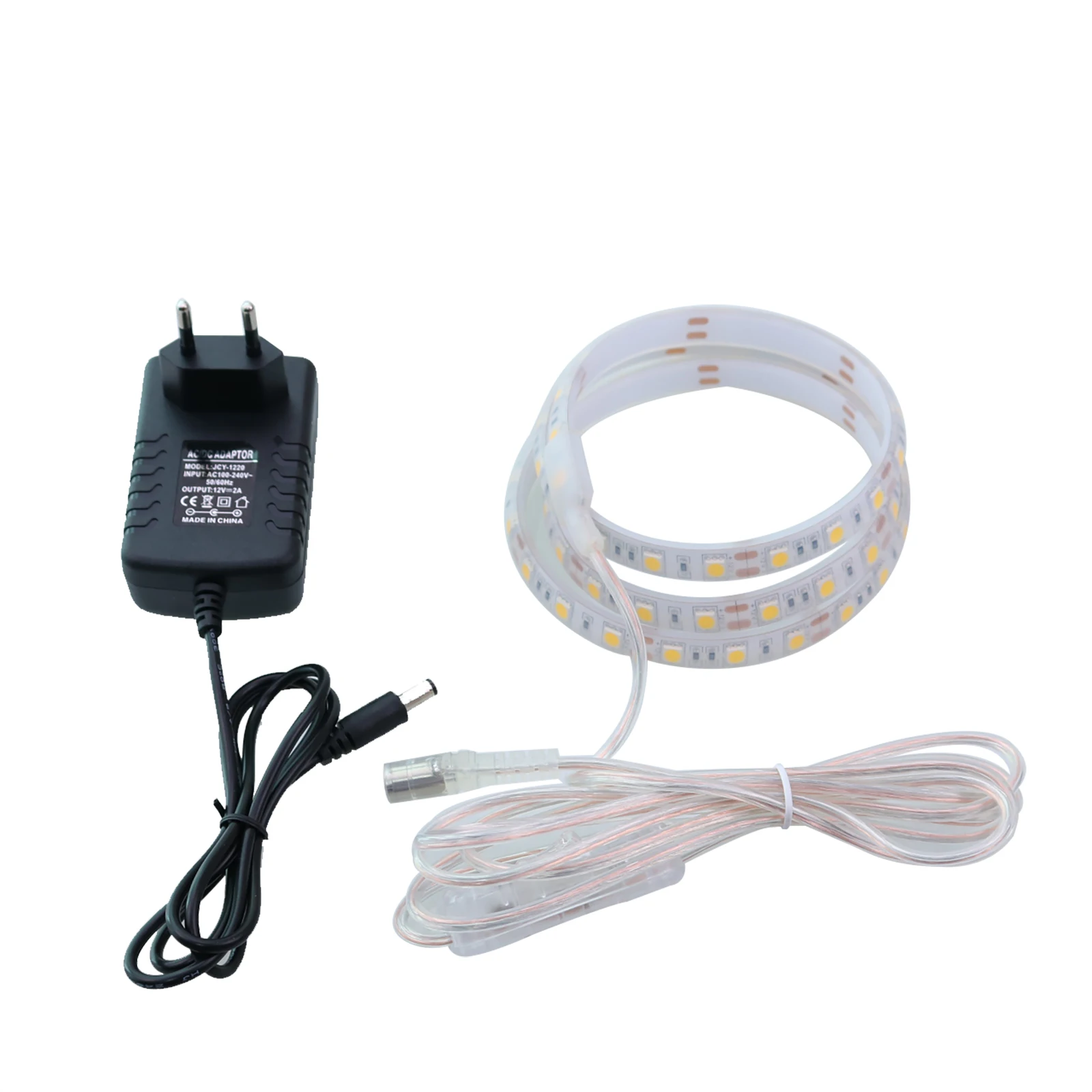 

12V IP68 Waterproof Silicone LED Strip Light 1M 2 M 3000K 4000K 6000K WW CW for Swimming Pool Pond Fish Bowl Underwater Tape