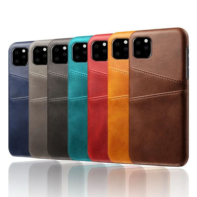 Кожаный чехол кошелек KEYSION для iPhone 11 Pro Max с карманом карт задняя крышка 2019 i11 11Pro