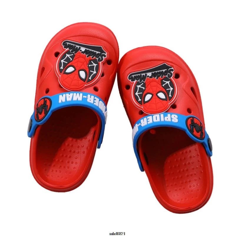 Детская летняя обувь сандалии для мальчиков Disney пляжные туфли девочек дышащая