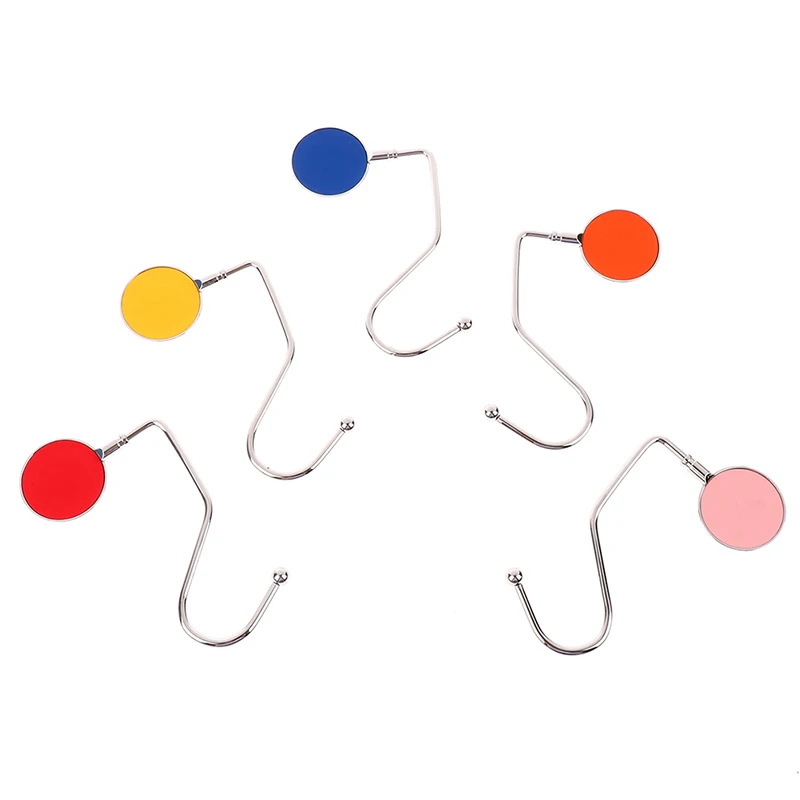 Портативный металлический складной крючок для сумок вешалка кошелька держатель