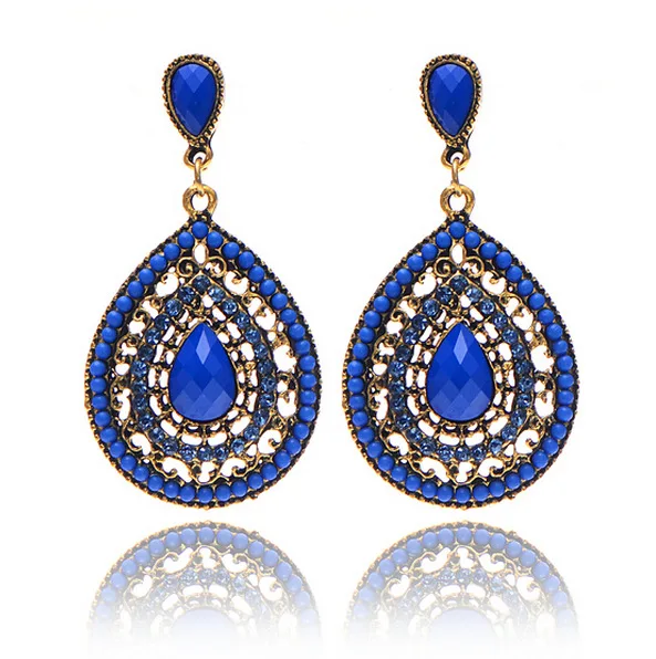 Евро-американский оригинальный одноушастый кулон с полудрагоценными камнями