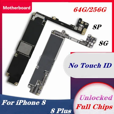 Материнская плата для IPhone 8 Plus 64 Гб 256 ГБ Основная без Touch ID логическая LTE 4G