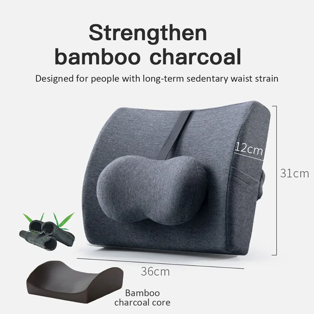 

Регулируемая защитная подушка для офисного кресла с эффектом памяти