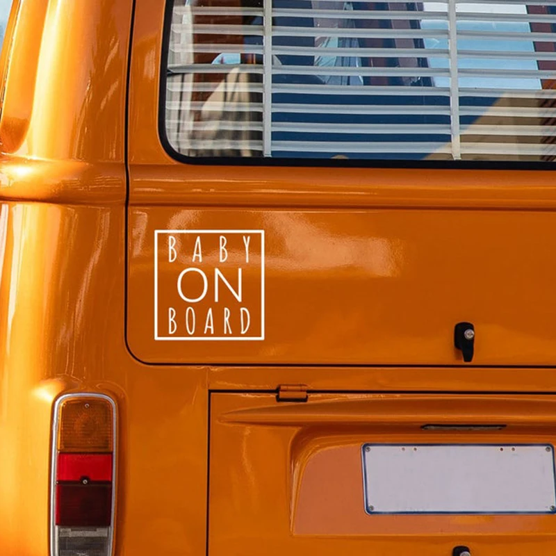 Квадратная Детская Наклейка на борту автомобиля съемное украшение багги для