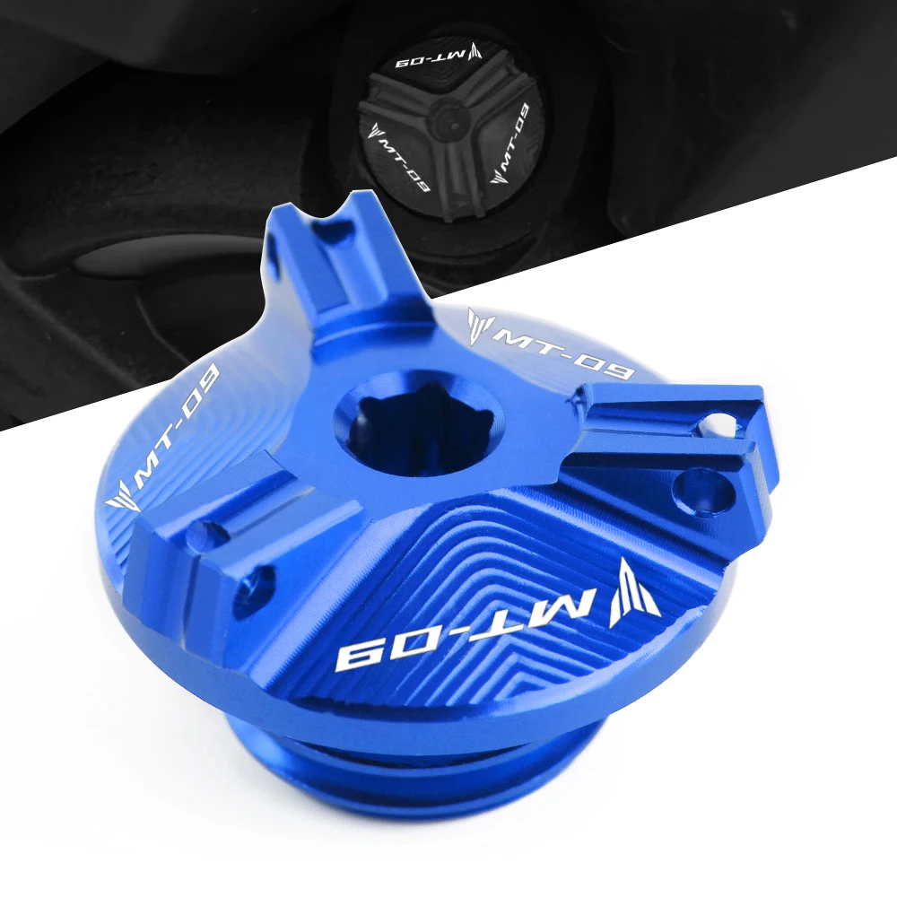 

For Yamaha MT09 MT-09 Tracer 900GT 2014-2018 2019 2020 motorcycle Engine Oil Filler Cap Sump Plug Cover Screw Tank Cap Bolt Nut