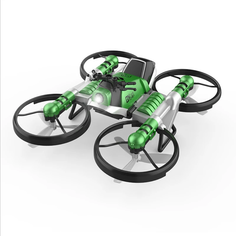 

New H6 2-in-1 Folding RC Drone & Motorcycle Vehicle Multi-functional Folding Quadcopter wiht WIFI camera Headless Mode RTR Toys