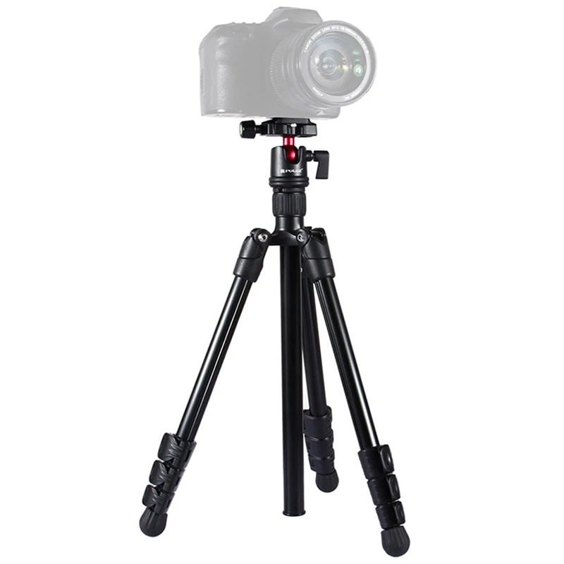 

PULUZ Mobile Phone Camera Tripod Stand 36-92cm Universal Photography for Gopro Iphone Samsung Xiaomi Huawei Aluminum Travel Trip