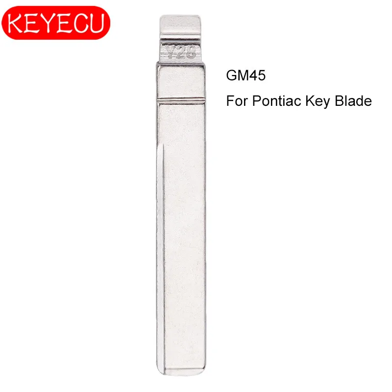 

KEYECU 10PCS KEYDIY Universal Remotes Key Flip Blade GM45 for Pontiac