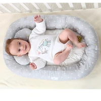 infant foldable bedwith pillowbionic isolation crib bumper baby bedding portable outdoor travel toddler stereotyped sleep pad