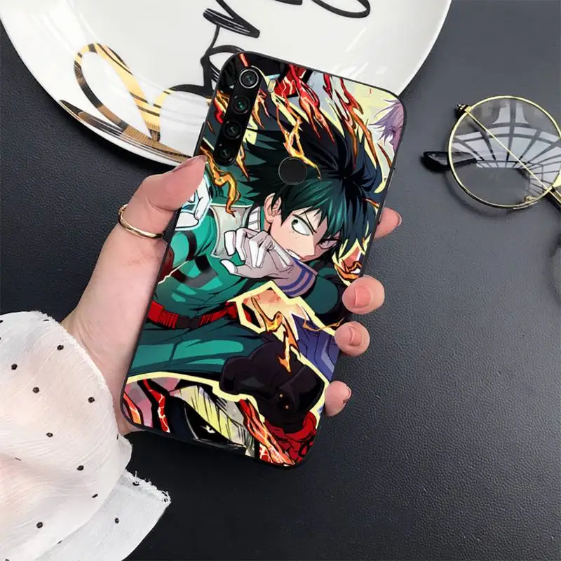 

Japan Anime My Hero Academia Phone Case For Xiaomi Redmi 7 8 9t a3Pro 9se k20 mi8 max3 lite 9 note 9s 10 pro funda cover