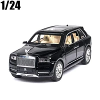 124 rolls royce cullinan car model metal alloy die casting pull back car gift collectibles kids toy free shipping