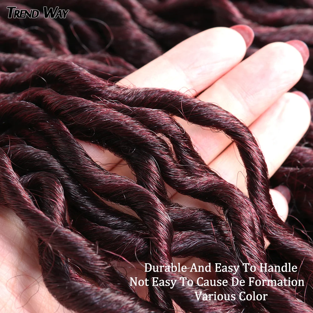 Синтетические вьющиеся дреды искусственные локоны 20 дюймов для женщин замки