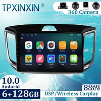 6128gb for hyundai ix25 2014 2018 android 10 carplay radio player car gps navigation head unit car radio with screen