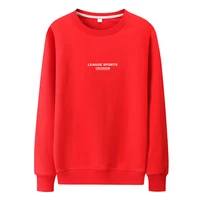 men sweatshirt plus velvet to keep warm 2021 new arrival winter thermal male thick pullover letter blue gray red white black h57
