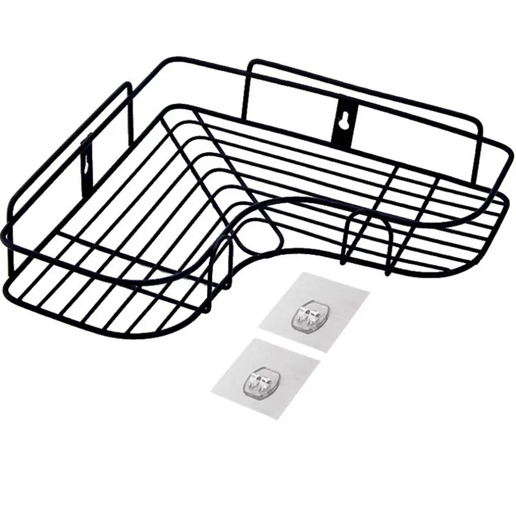 Без сверления угловая полка для ванной комнаты рама установки в кухонная