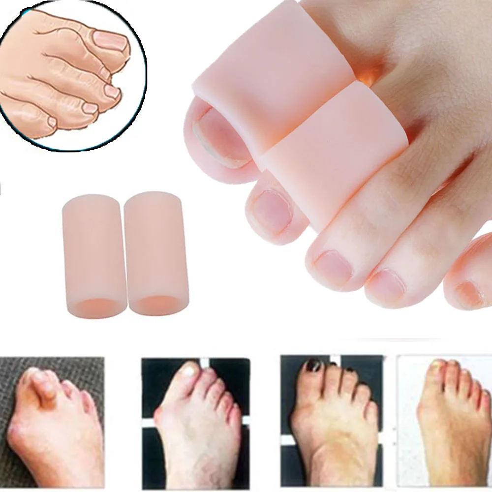 2 шт. прозрачный гель защитные накладки на пальцы кукурузы корректор палец