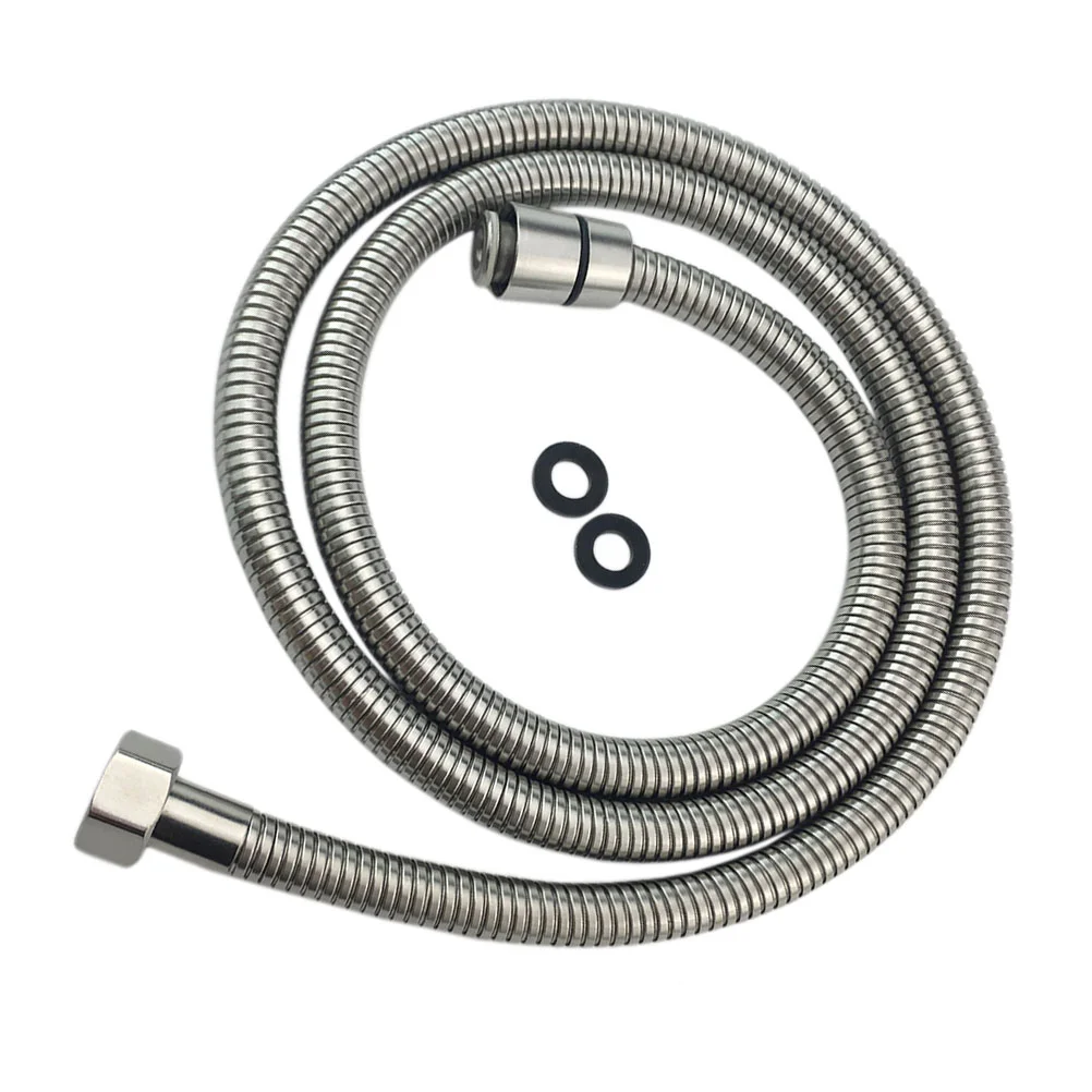 

Useful 1.5M Stainless Steel Thickened Shower Hose Pratical Bathroom Handheld Connection Tube Sprayer Hose