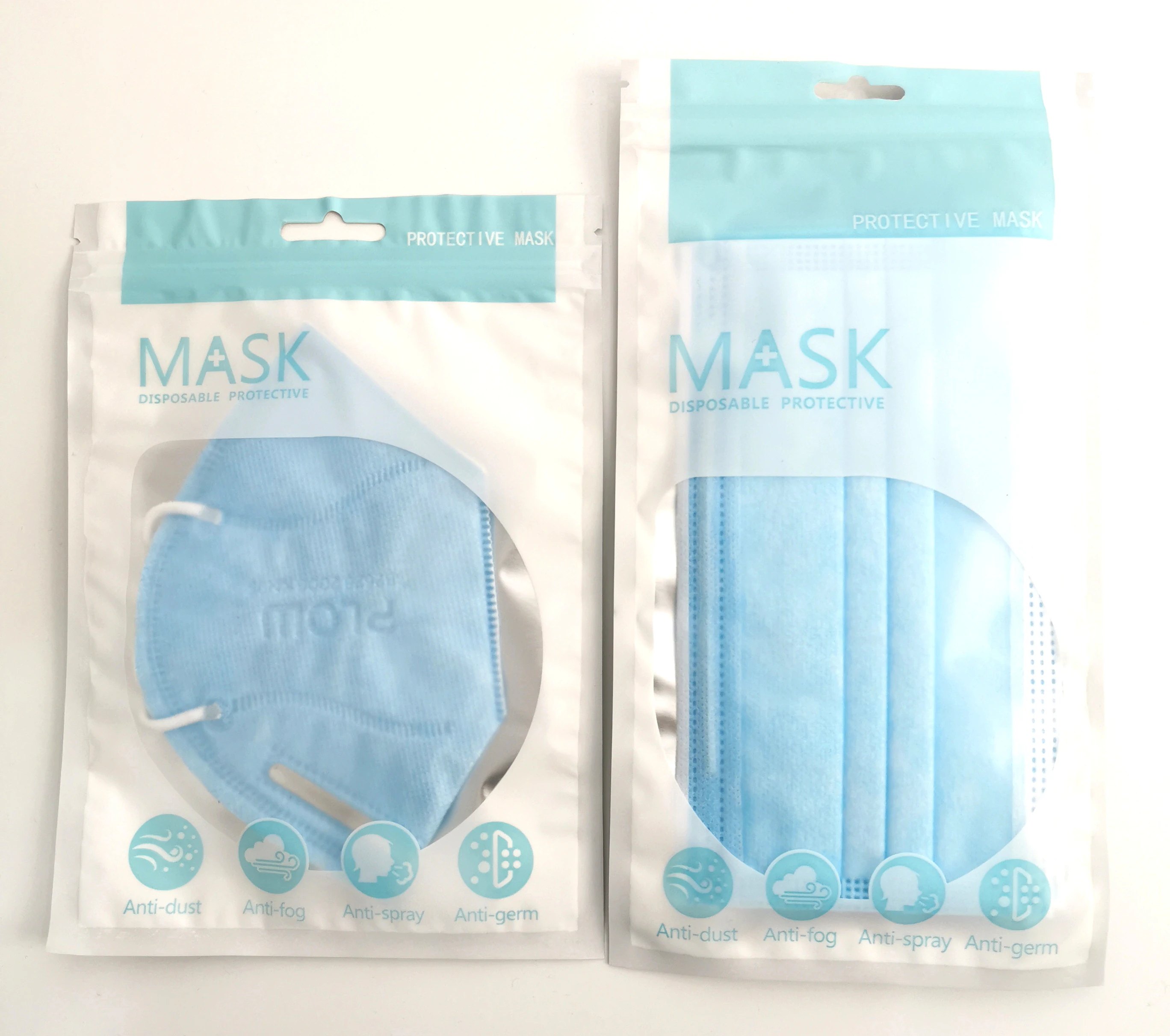 

OPP Bags Anti Dust Face Mask Storage Box Case Portable PVC Mask Cover Bag Disposable Face Mask Bags Holder Organizer Dropship