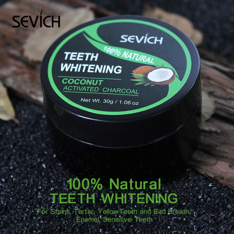 Sevich 30g Teeth Whitening Powder Smoke Coffee Tea Stain Remove Bamboo Activated Charcoal Oral Hygiene Dental Tooth Care | Красота и