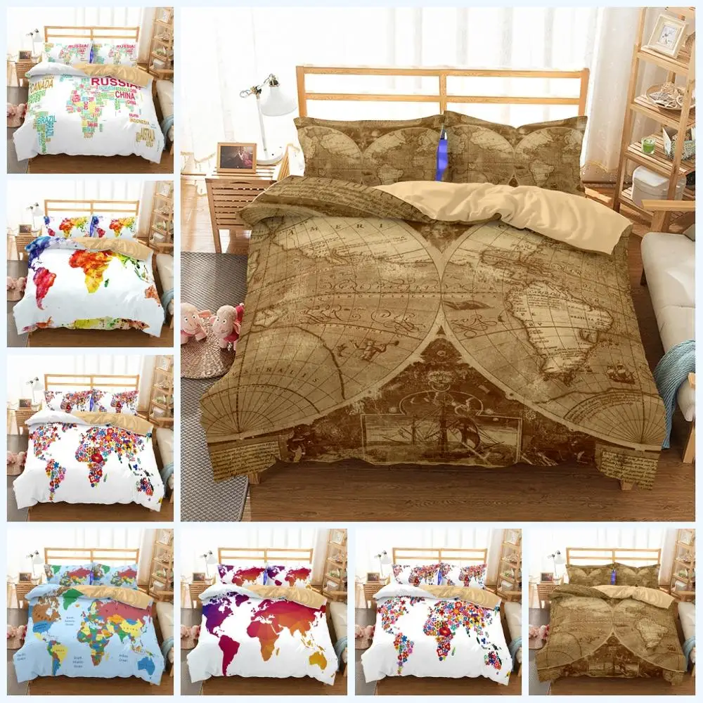 Пододеяльник с принтом 3D для мальчиков мягкое покрывало 2 подушками подростков 3