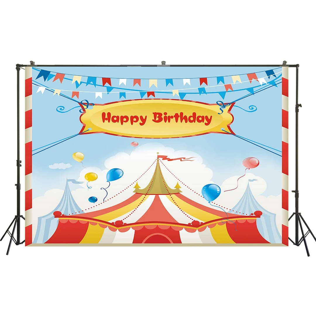 

HUAYI Photography Backdrops Birthday Photo Backdrop Baby Shower Birthday Party Decor Banner Photography Background W-287