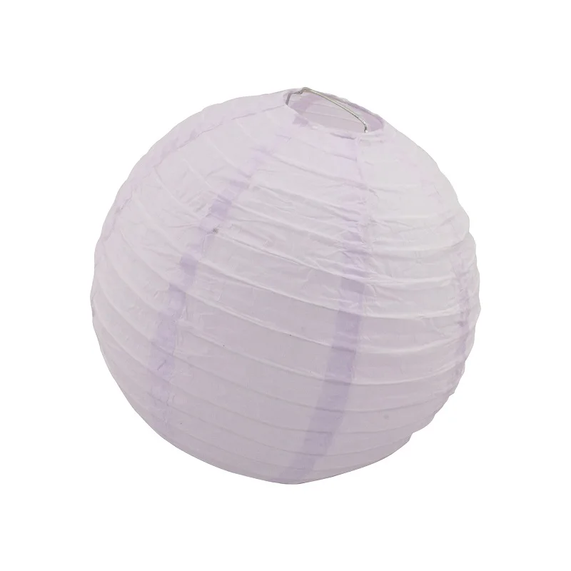 lavender 20 см/25 см/30 cm круглая Бумага Фонари на день рождения Свадебная вечеринка Декор, подарок, ремесло, сделай сам, светильник, подвесной фонарь-шар вечерние поставки - Цвет: lavender