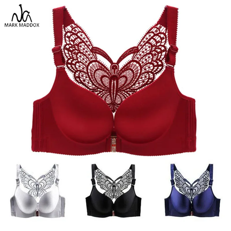 Сексуальный бесшовный лифчик большого размера с регулируемой бабочкой пуш ап