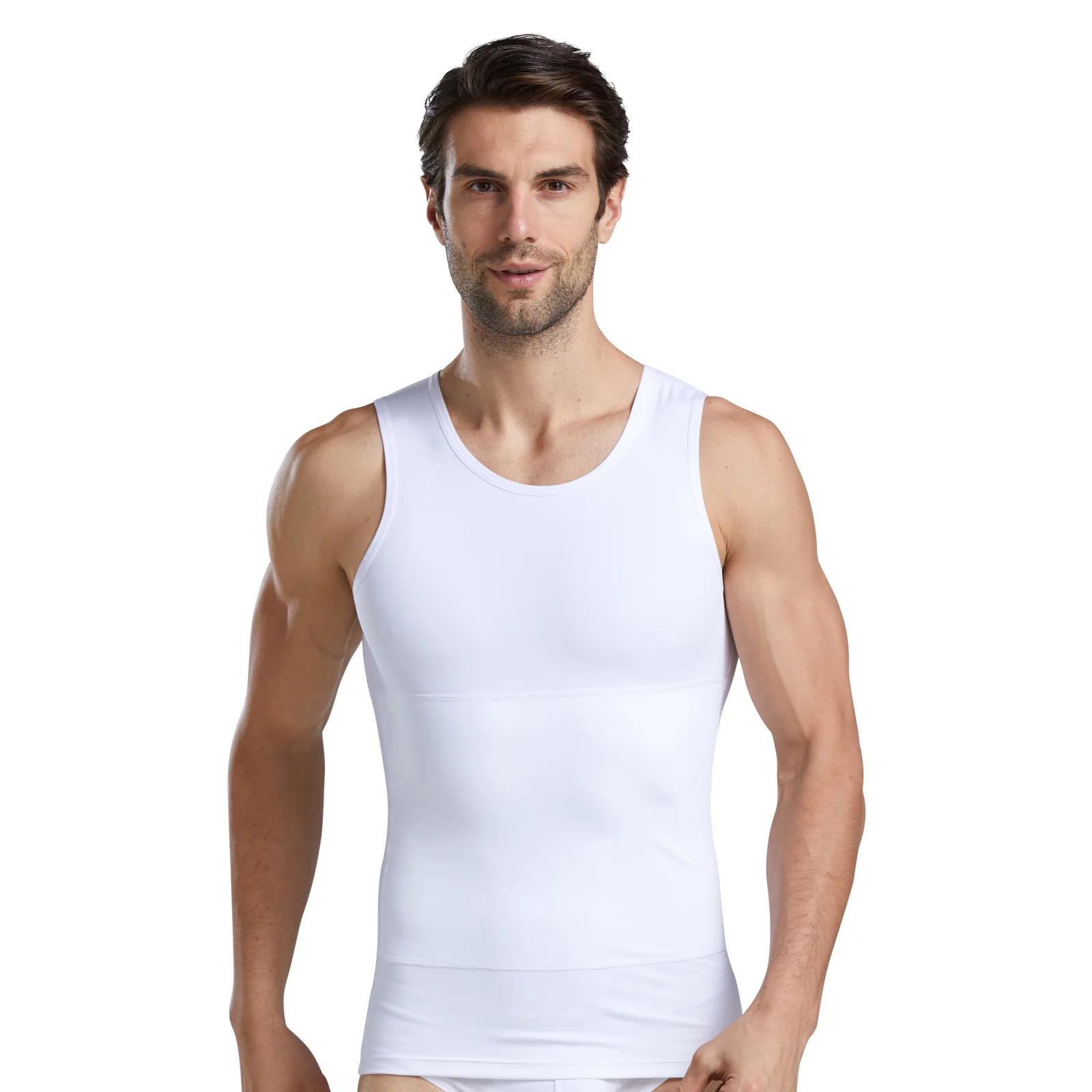 

Men Shaper Slimming Abdominal Tank Top Control Tummy Vest Body Waist Underwear