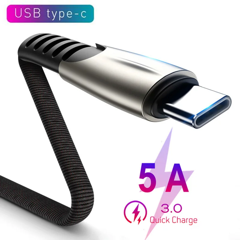 type c usb phone cable type c charging fast charging qc 3 0 car charger cable for xiaomi 11 10 9 redmi note 10 9 8 pro 8t cable free global shipping