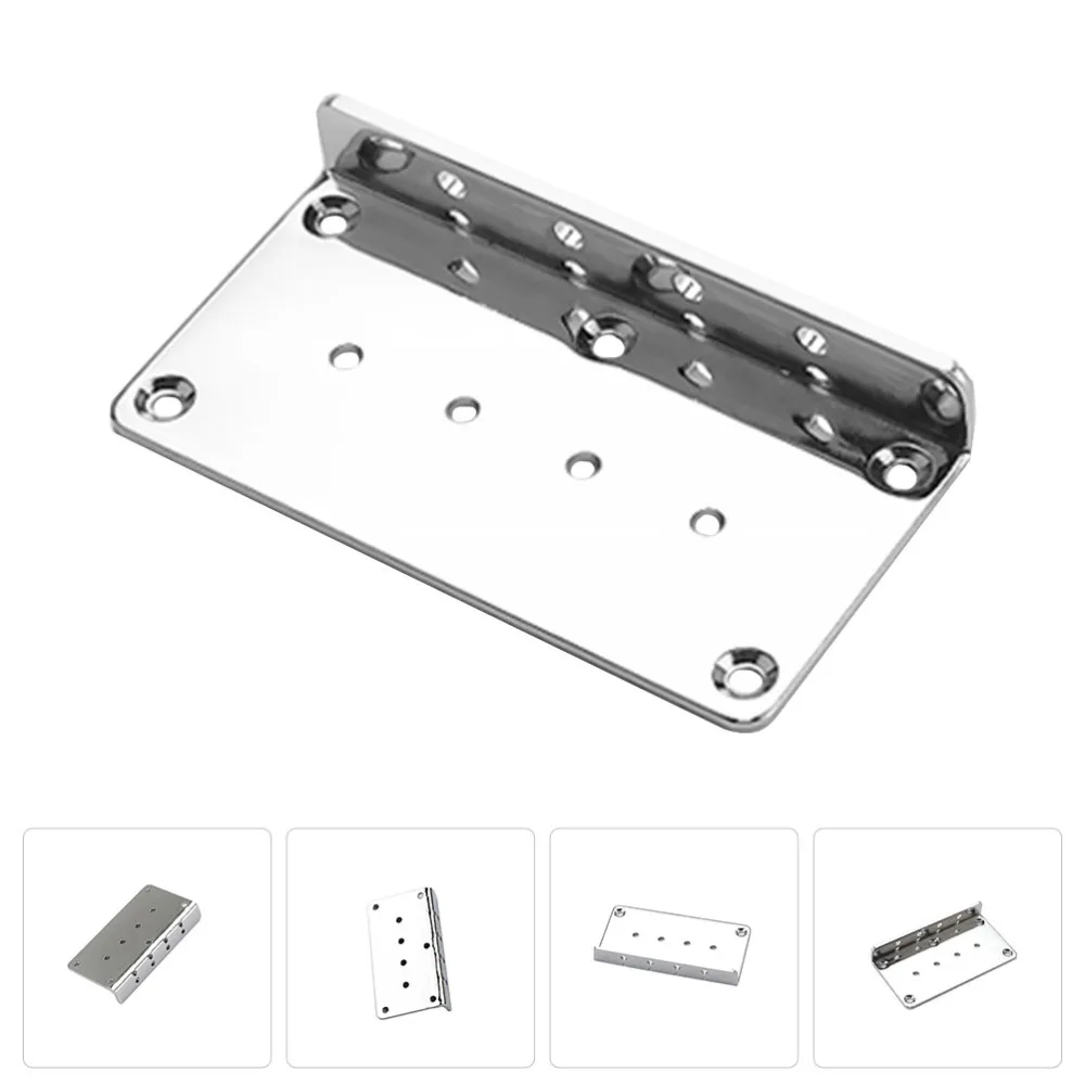 

Fixed Hard-tail Saddle Bridge Plate for 4 String Guitar Accessories Guitar Parts