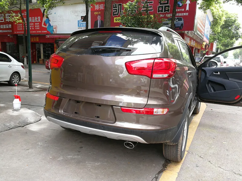 Нержавеющая сталь автомобильный глушитель выхлопных газов для Kia Sportage R 2009 2010 2011 2012 2013 для укладки волос