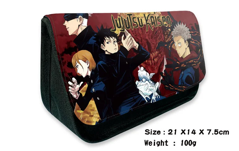 

LISM Jujutsu A253180 Fashion Anime Makeup Bag Handbag School Pen Storage Bags Unisex Gifts NEW