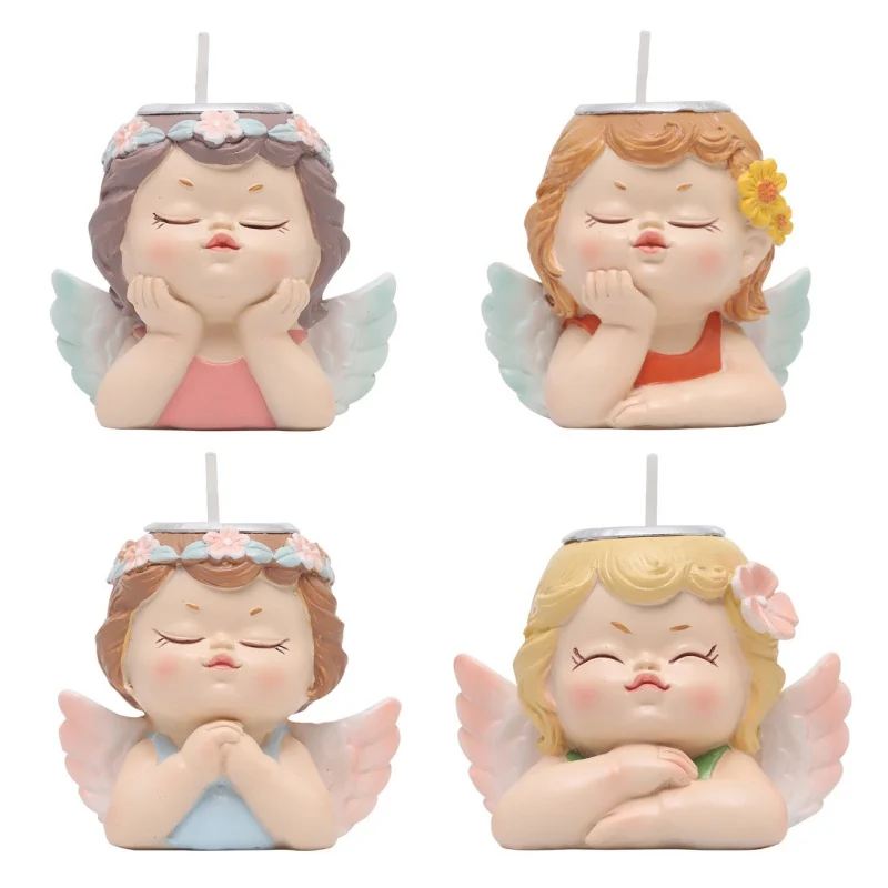 Прекрасный подсвечник Ангел Хранитель подсвечники женский семейный Декор